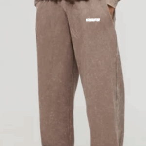 Wide Leg Official Applique Washed Joggers