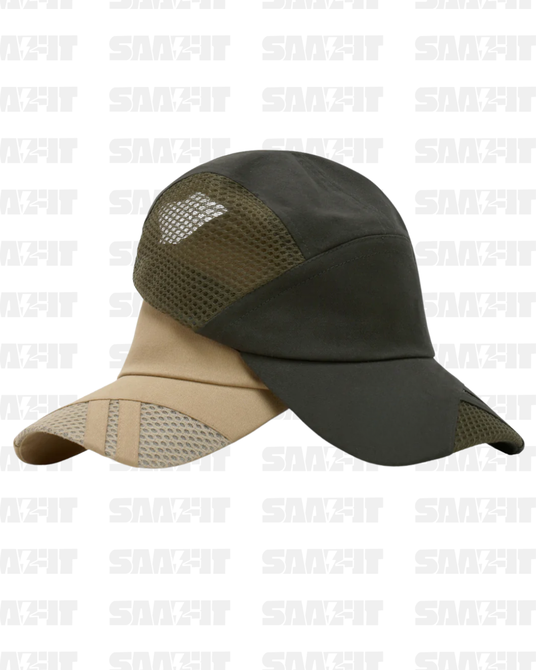 Cult Cap With Mesh Olive- Unisex Adjustable Cap for Men & Women