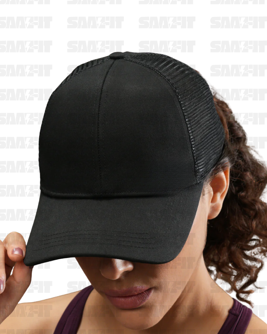 Cult Foldable Cap Unisex with Adjustable Strap Grey - Image 3
