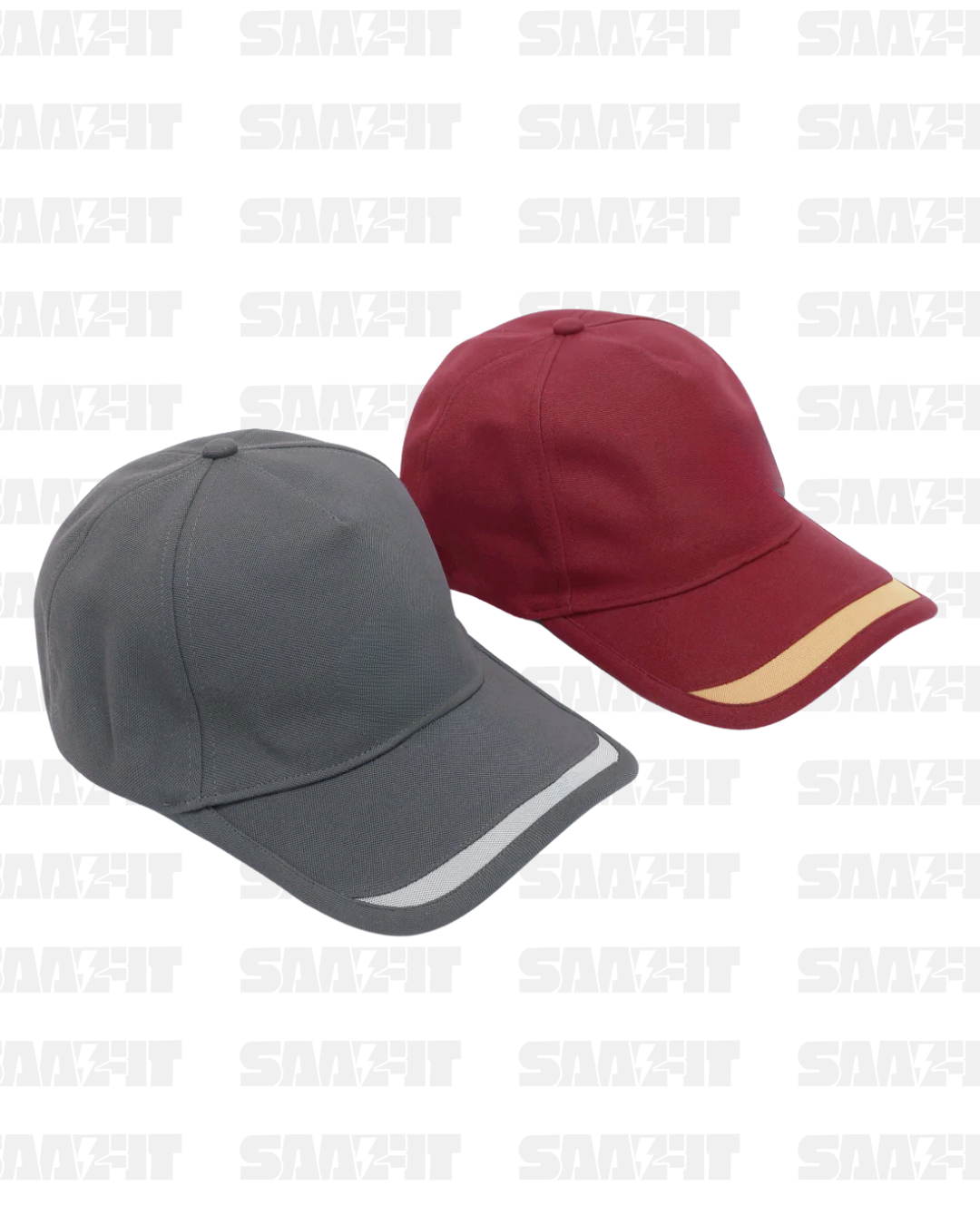 Cult Front Pop Cap Red and Yellow- Unisex Adjustable Cap for Men & Women - Image 2