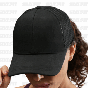 Cult Half Mesh Cap Black- Unisex Adjustable Cap for Men & Women 2