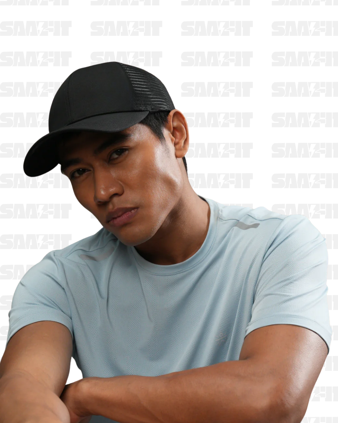 Cult Half Mesh Cap Black- Unisex Adjustable Cap for Men & Women 2 - Image 3
