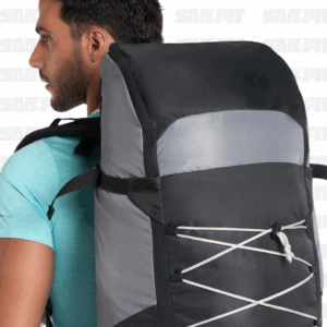 cult 65 Litre Travel Backpack Hiking Trekking Bag Camping Rucksack with Water Proof Rain Cover, Shoe Compartment Grey