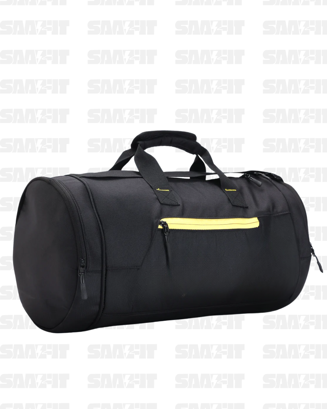Cult Unisex Black Duffle Bag with Shoe Compartment 2