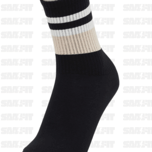 Contrast Striped Silicon Pad Base Yoga Socks