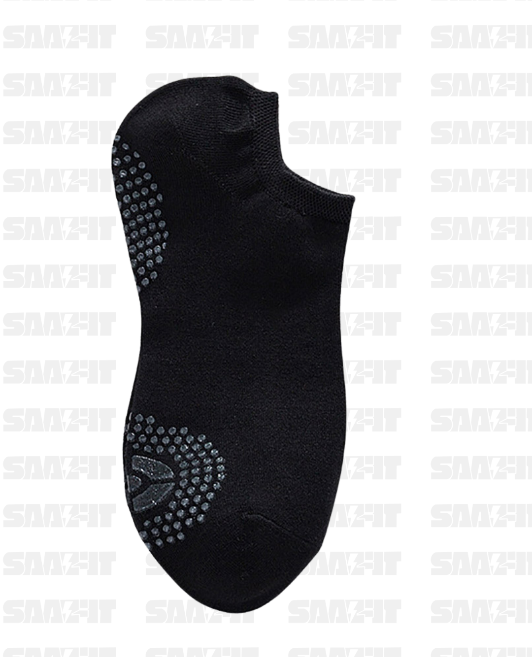 Set of 4 - Silicon Pad Base Active Low Cut Yoga Socks - Image 3