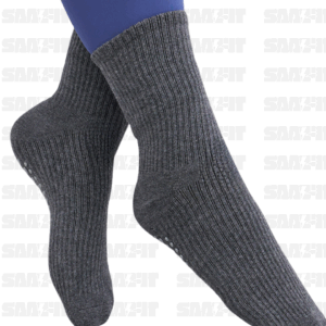 Text Print Silicon Base Crew Yoga Socks