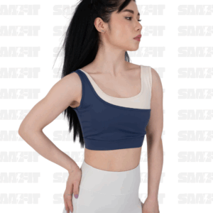 AGUILA Asymmetric Sports Bra Navy