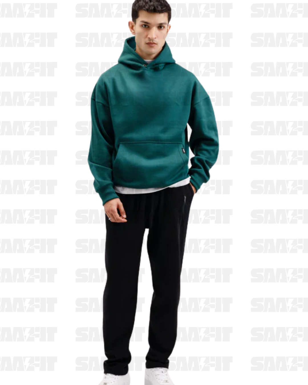 Racing green essential hoodie