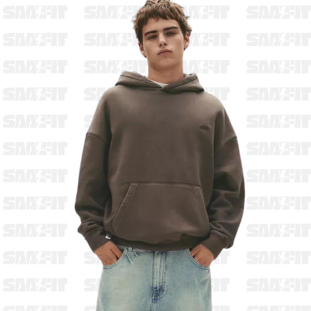 Brown STWD Patch Hoodie